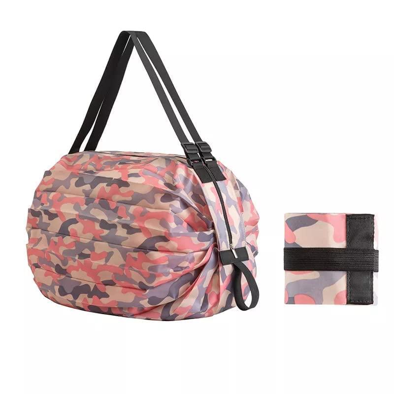 Reusable Foldable Grocery Bag – Lightweight Waterproof Tote for Shopping & Travel