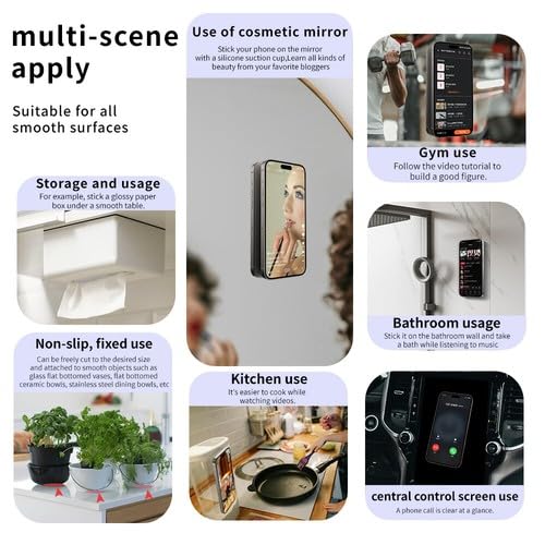 Universal Silicone Phone Mount for Desk, Travel & Video Shoots