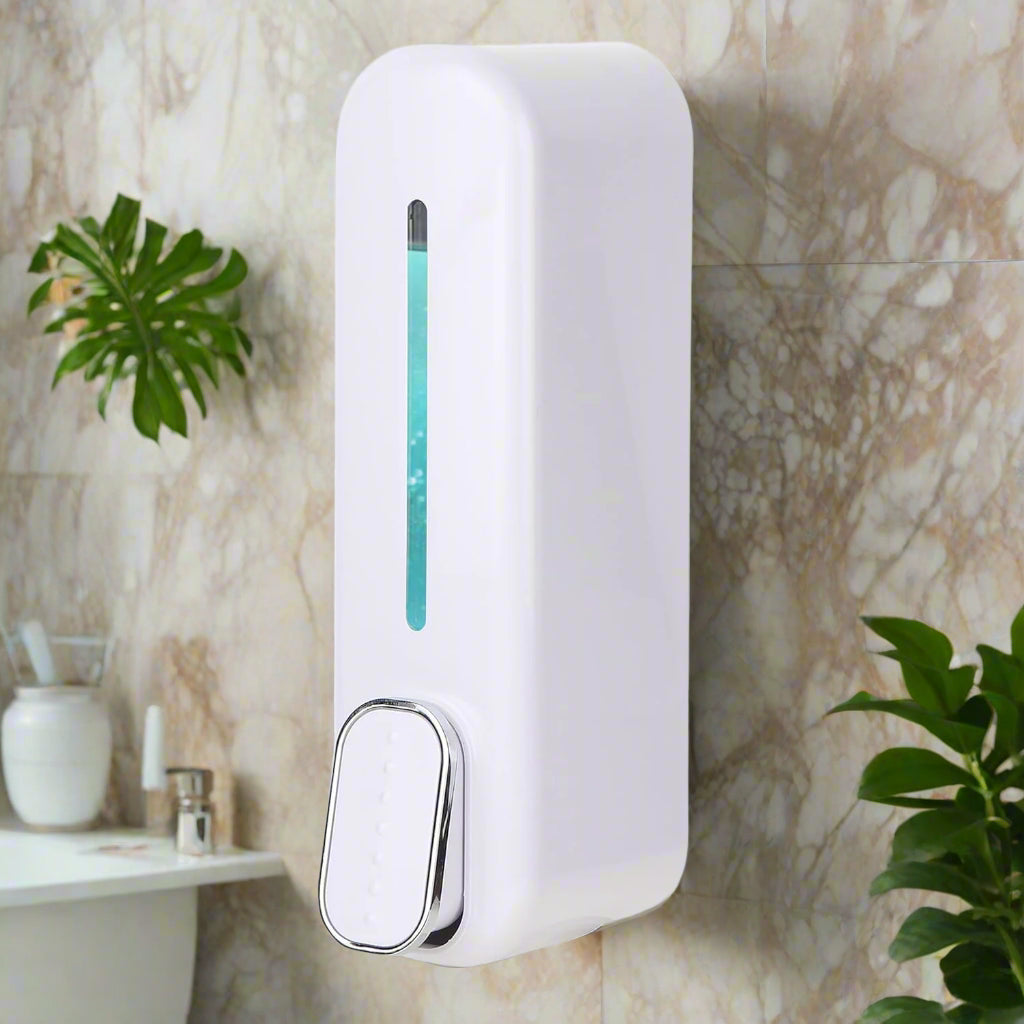 Wall-Mounted Liquid Soap Dispenser – Manual Push Type for Home & Office