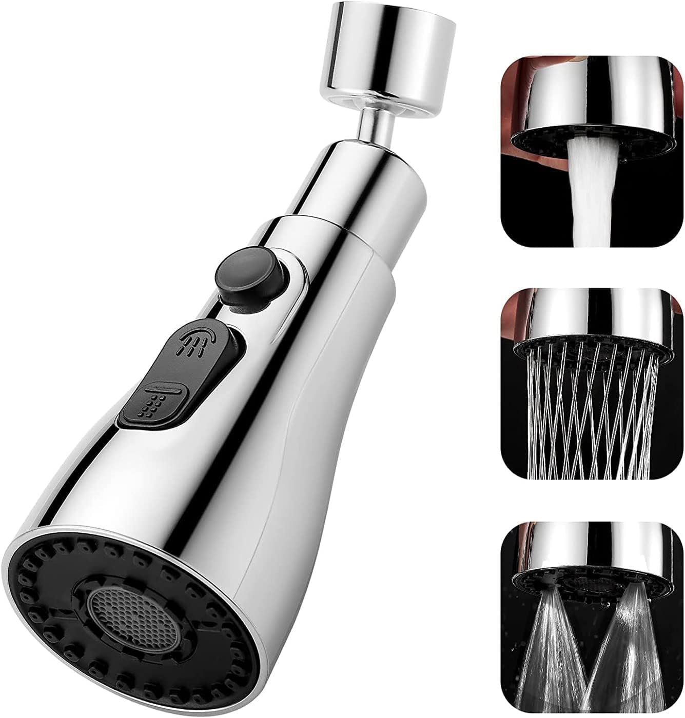 Multi-Function Kitchen Tap with 3 Water Flow Modes β Modern Sink Faucet for Home & Dishwashing