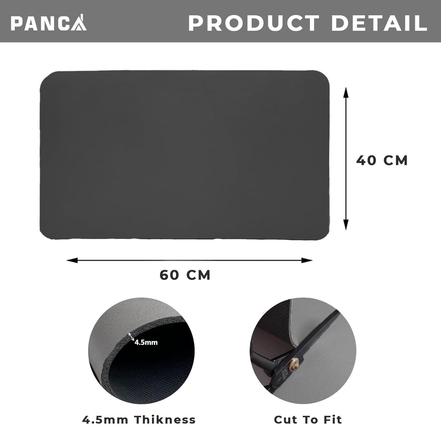 Kitchen Sink Water Absorbent Mat – Anti-Slip Rubber Backing (Pack of 2)