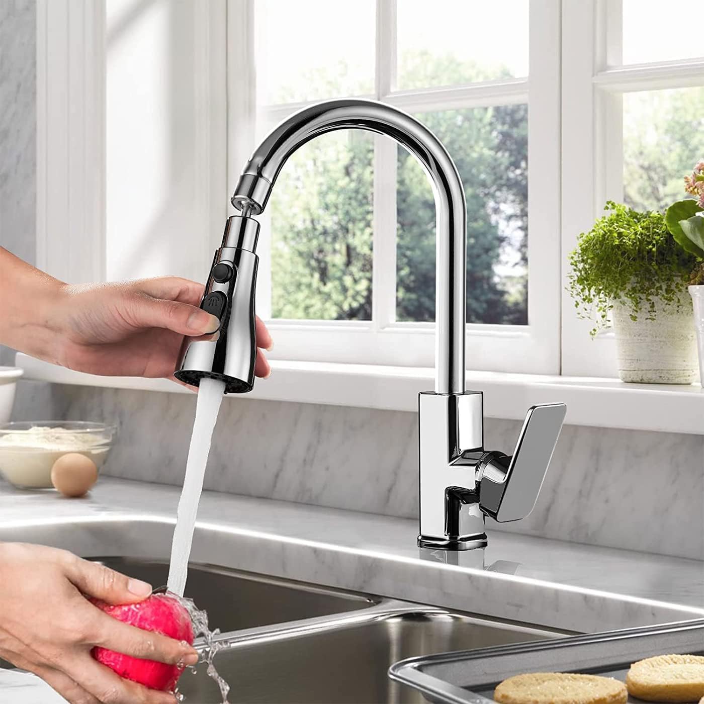 Multi-Function Kitchen Tap with 3 Water Flow Modes β Modern Sink Faucet for Home & Dishwashing
