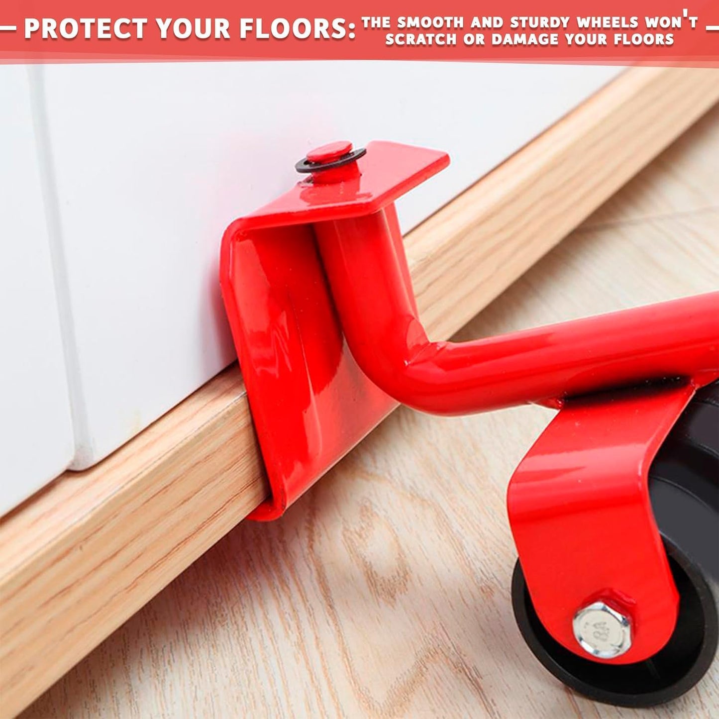 Heavy Furniture Mover Tool Set with Lifter, Rollers & Base – No Floor Damage