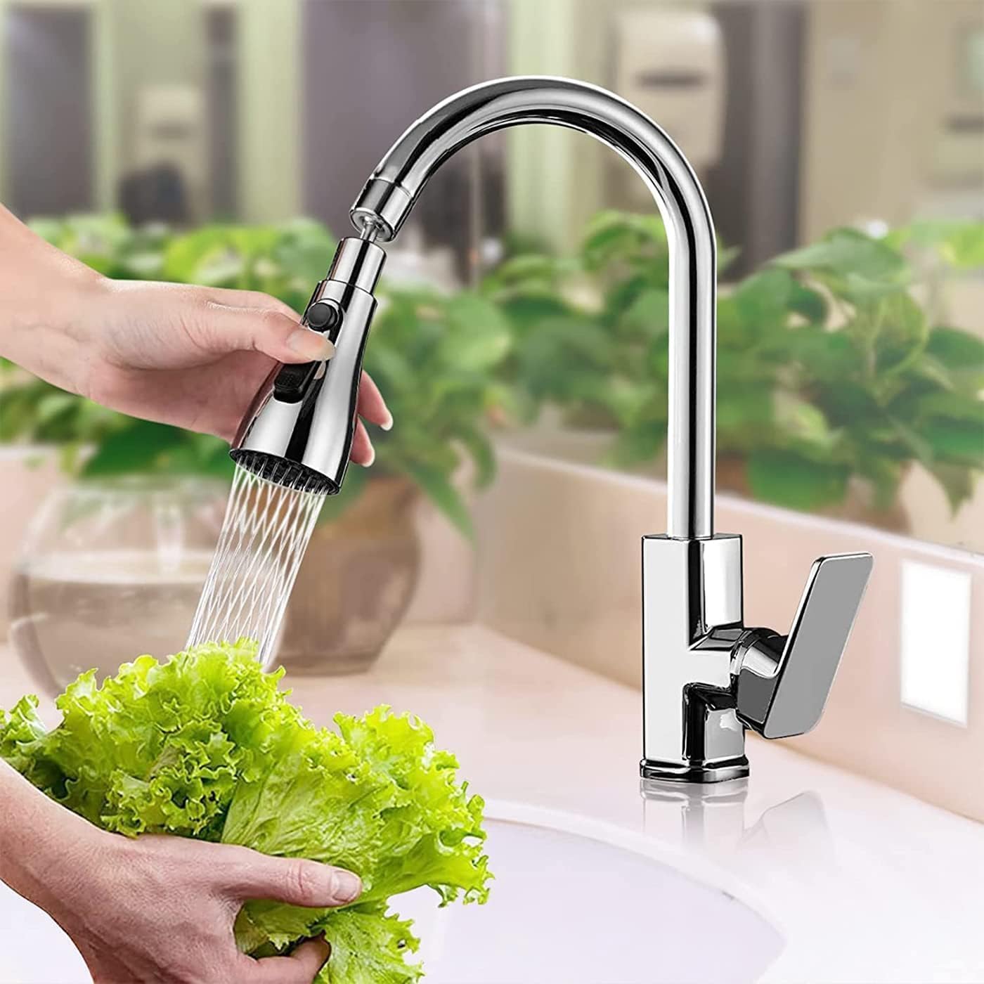 Multi-Function Kitchen Tap with 3 Water Flow Modes β Modern Sink Faucet for Home & Dishwashing