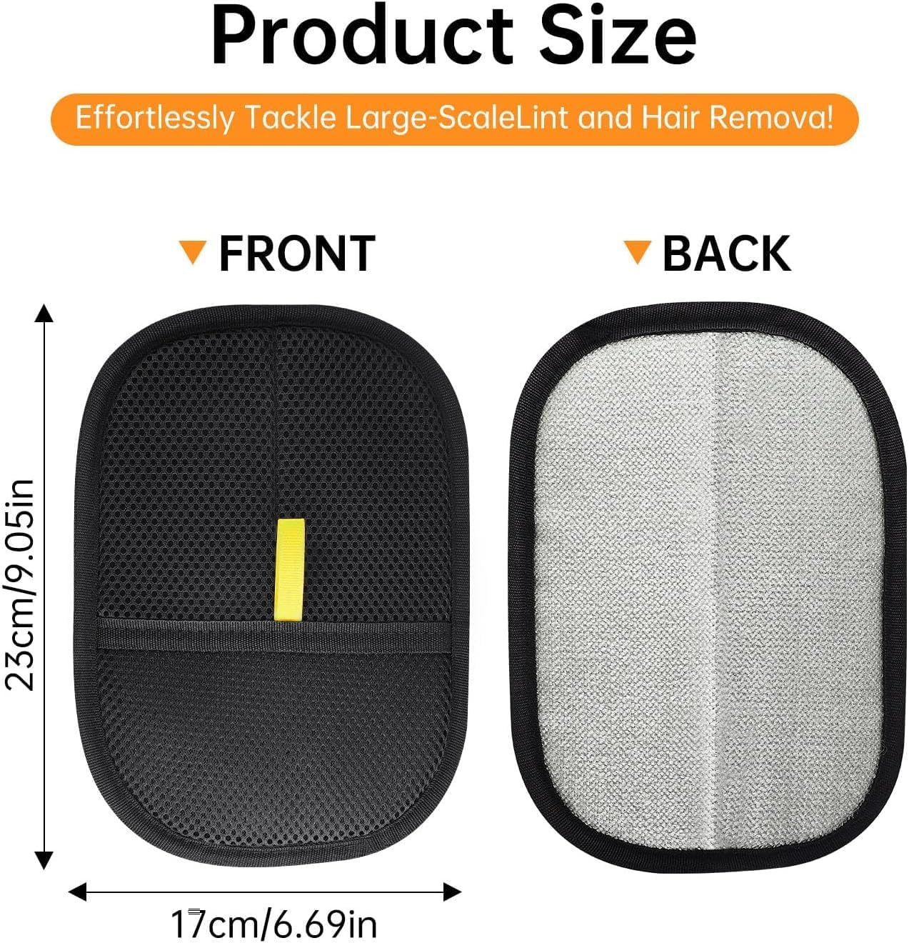 Reusable Pet Grooming Hair Remover Gloves – Double Sided Mesh Grooming Gloves