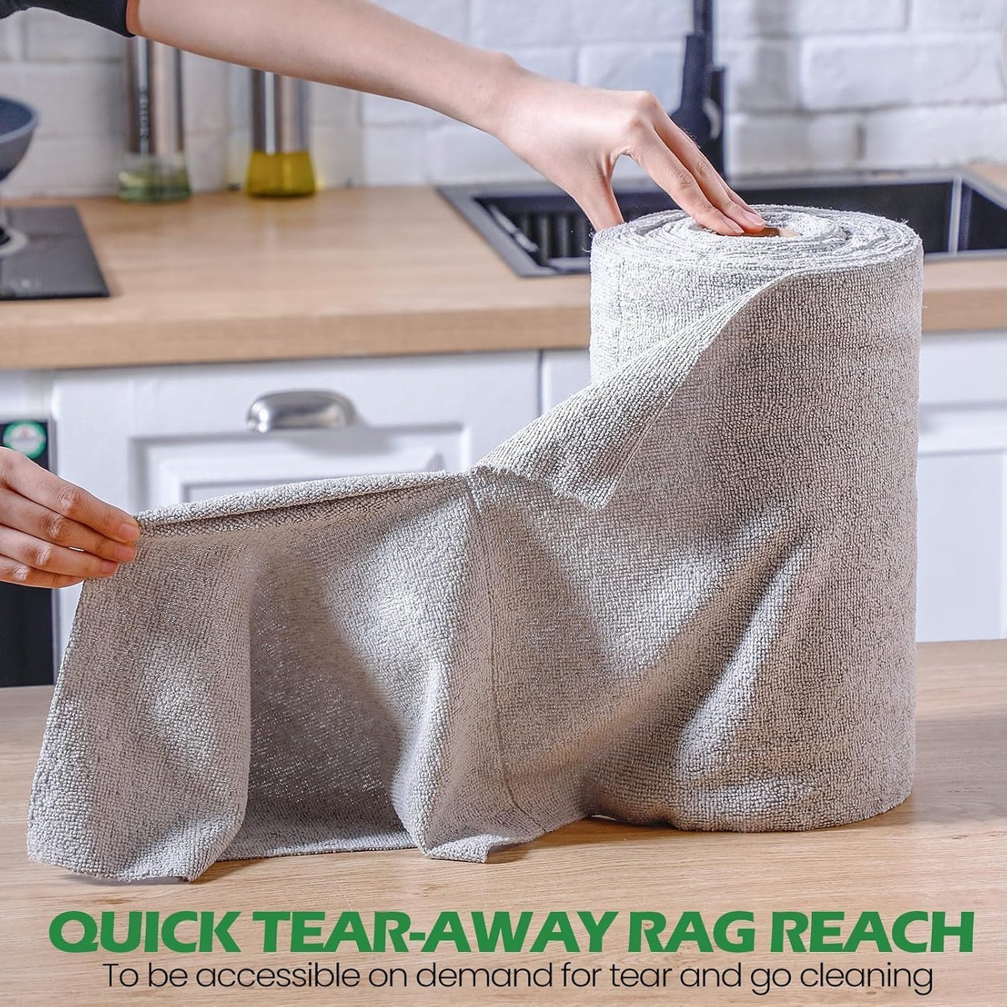 Reusable Microfiber Cleaning Towels – 20 Pcs Multipurpose Cloths for Kitchen, Car & Electronics