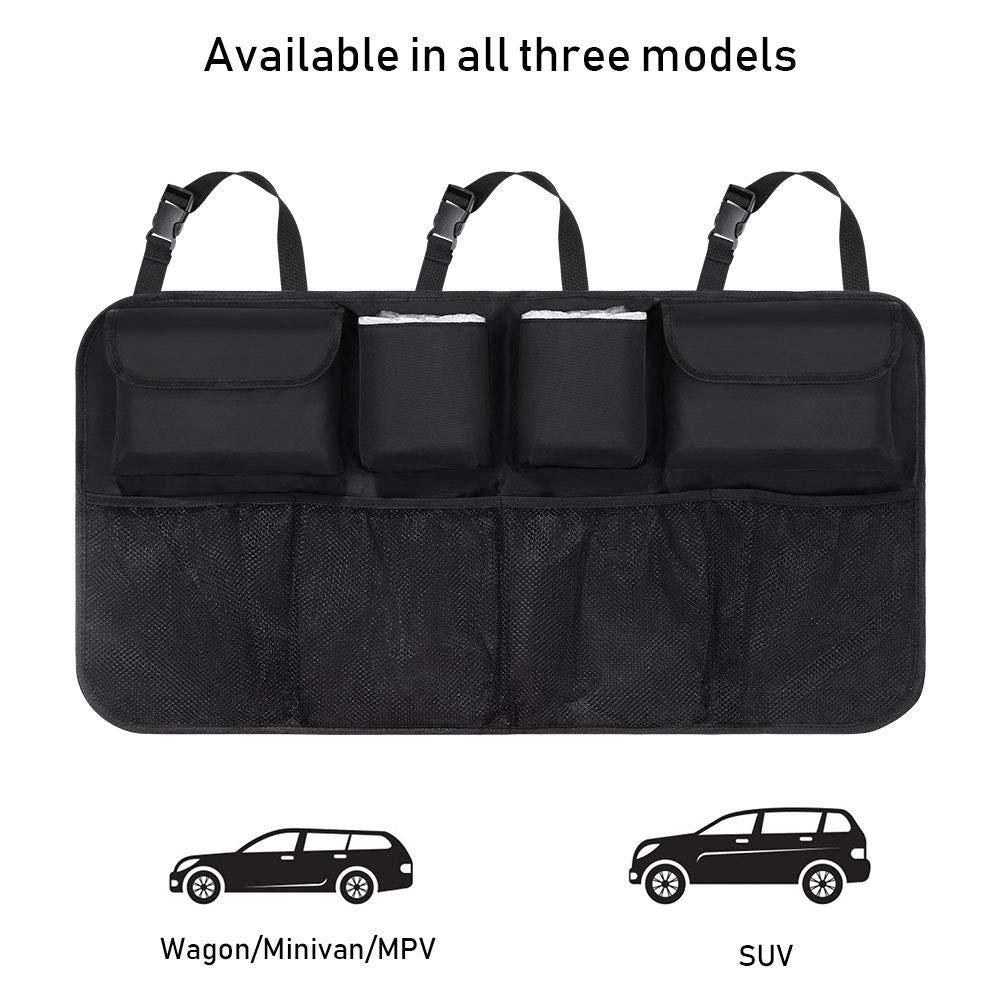All-in-One Car Back Seat & Trunk Organizer – Holds Tablets, Bottles & Toys