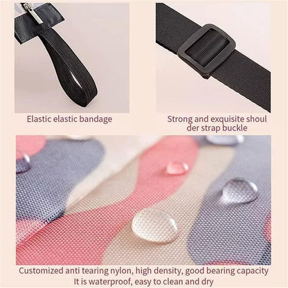 Reusable Foldable Grocery Bag – Lightweight Waterproof Tote for Shopping & Travel