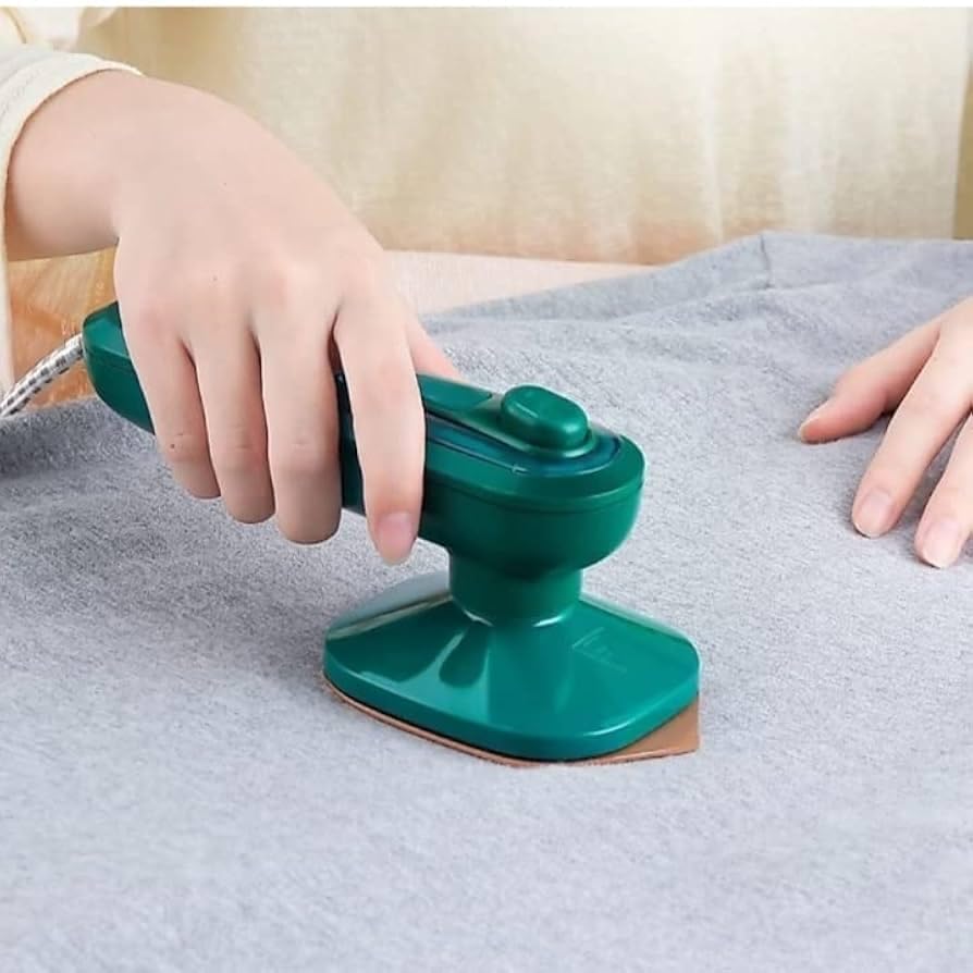 Mini Handheld Portable Steamer & Iron for Clothes – Dry & Steam Ironing for Travel/Home Use