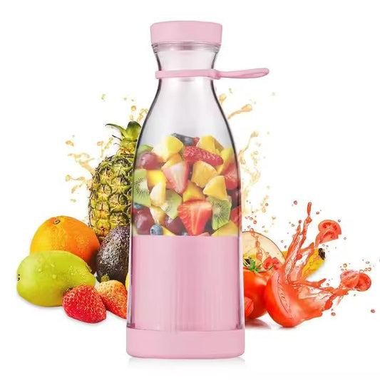Compact Portable Blender Electric Bottle for On-the-Go Nutrition – Personal Juicer for Juice & Shakes