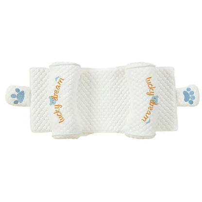 Baby Neck & Head Support Pillow – Soft Fabric, Lightweight & Travel-Friendly (Random Color)