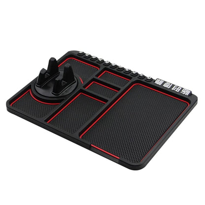 Silicone Dashboard Phone Holder – Anti-Slip Car Stand with Parking Number Plate