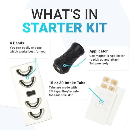 Breathing Nasal Strip Starter Kit – Silicone Nose Strip for Easy Breathing & Snoring Support