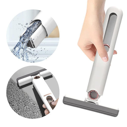 Portable Mini Mop for Home & Kitchen – Foldable & Compact Cleaning Tool