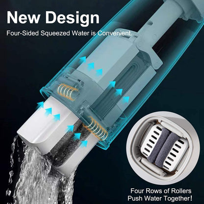 Portable Mini Mop for Home & Kitchen – Foldable & Compact Cleaning Tool