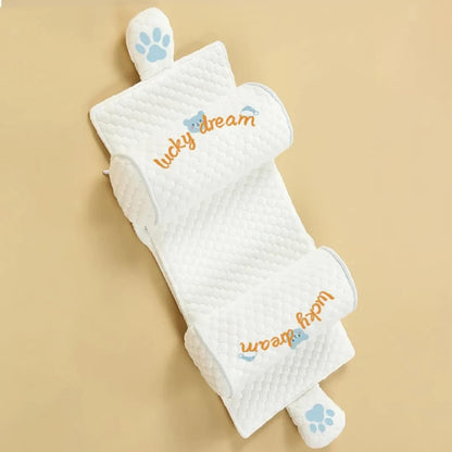 Baby Neck & Head Support Pillow – Soft Fabric, Lightweight & Travel-Friendly (Random Color)