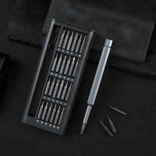 Portable 24-Bit Magnetic Precision Screwdriver Kit for Electronics & Small Repairs