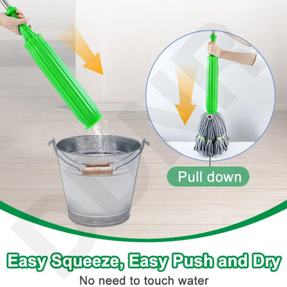 Self-Twisting Water Rotating Mop – 360° Microfiber Cleaning Mop for Home, Office & Multi-Surface Use