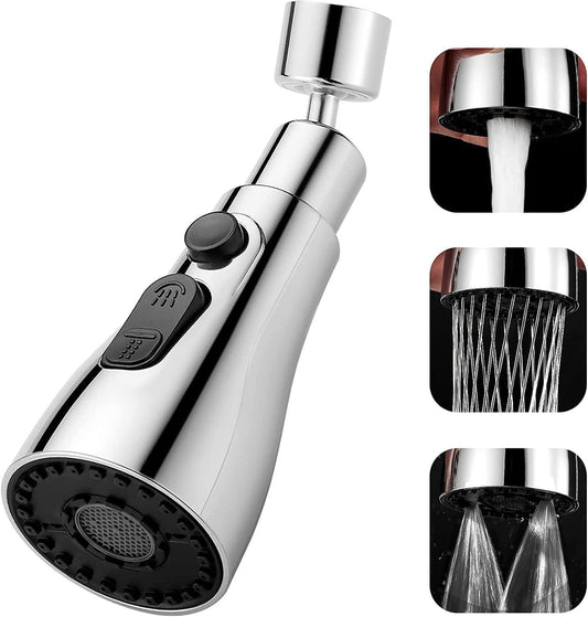 Multi-Function Kitchen Tap with 3 Water Flow Modes – Modern Sink Faucet for Home & Dishwashing