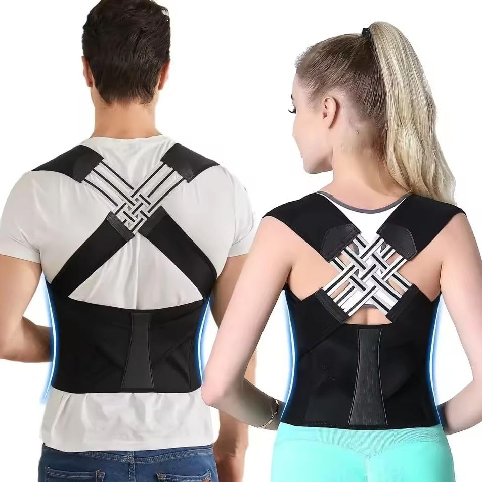Adjustable Unisex Posture Corrector Belt – Back Support for Pain Relief & Alignment ( Improve Posture & Reduce Slouching )