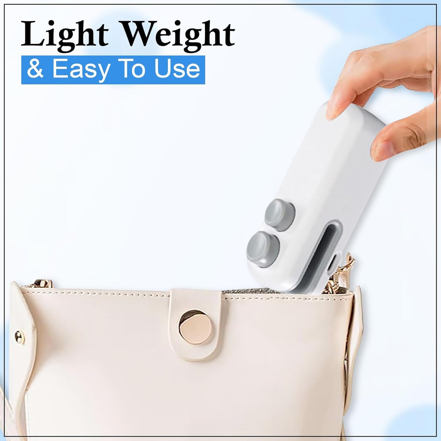 Mini Heat Sealer for Food Bags – Portable Snack Resealing Tool