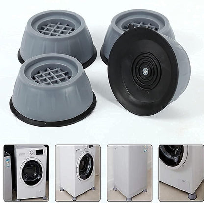 Universal Anti-Slip Vibration Shockproof Noise-Reducing Pads – For Washing Machine, Refrigerator, Furniture (Set of 4)
