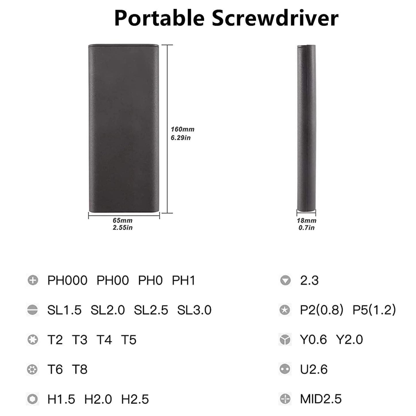 Portable 24-Bit Magnetic Precision Screwdriver Kit for Electronics & Small Repairs
