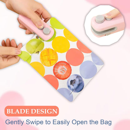 Mini Heat Sealer for Food Bags – Portable Snack Resealing Tool