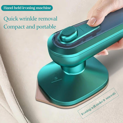 Mini Handheld Portable Steamer & Iron for Clothes – Dry & Steam Ironing for Travel/Home Use