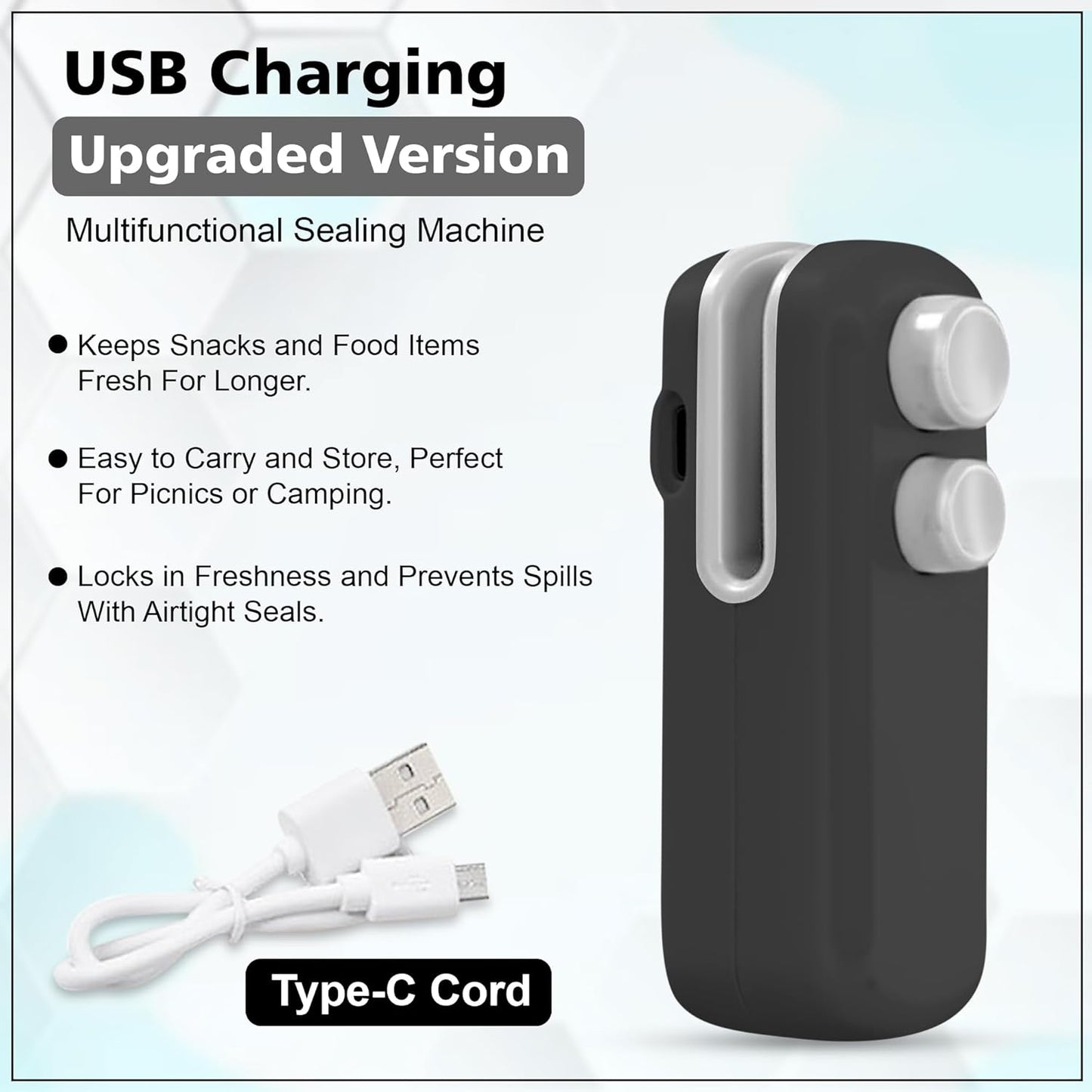 Mini Heat Sealer for Food Bags – Portable Snack Resealing Tool