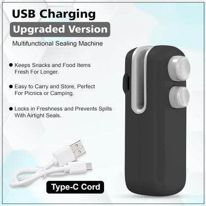 Mini Heat Sealer for Food Bags – Portable Snack Resealing Tool