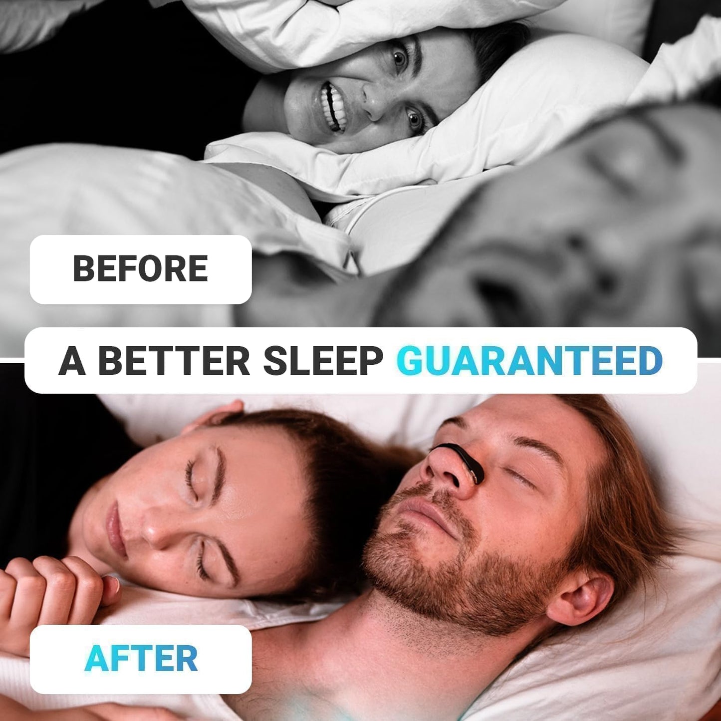 Breathing Nasal Strip Starter Kit – Silicone Nose Strip for Easy Breathing & Snoring Support