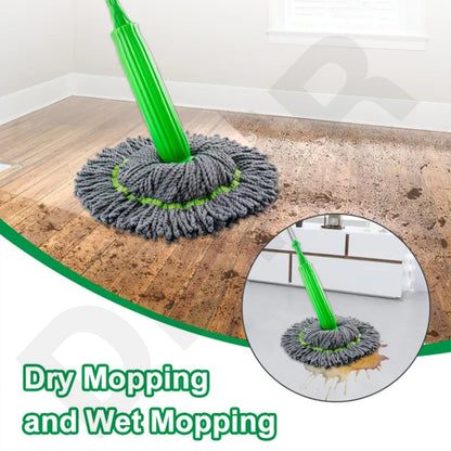 Self-Twisting Water Rotating Mop – 360° Microfiber Cleaning Mop for Home, Office & Multi-Surface Use