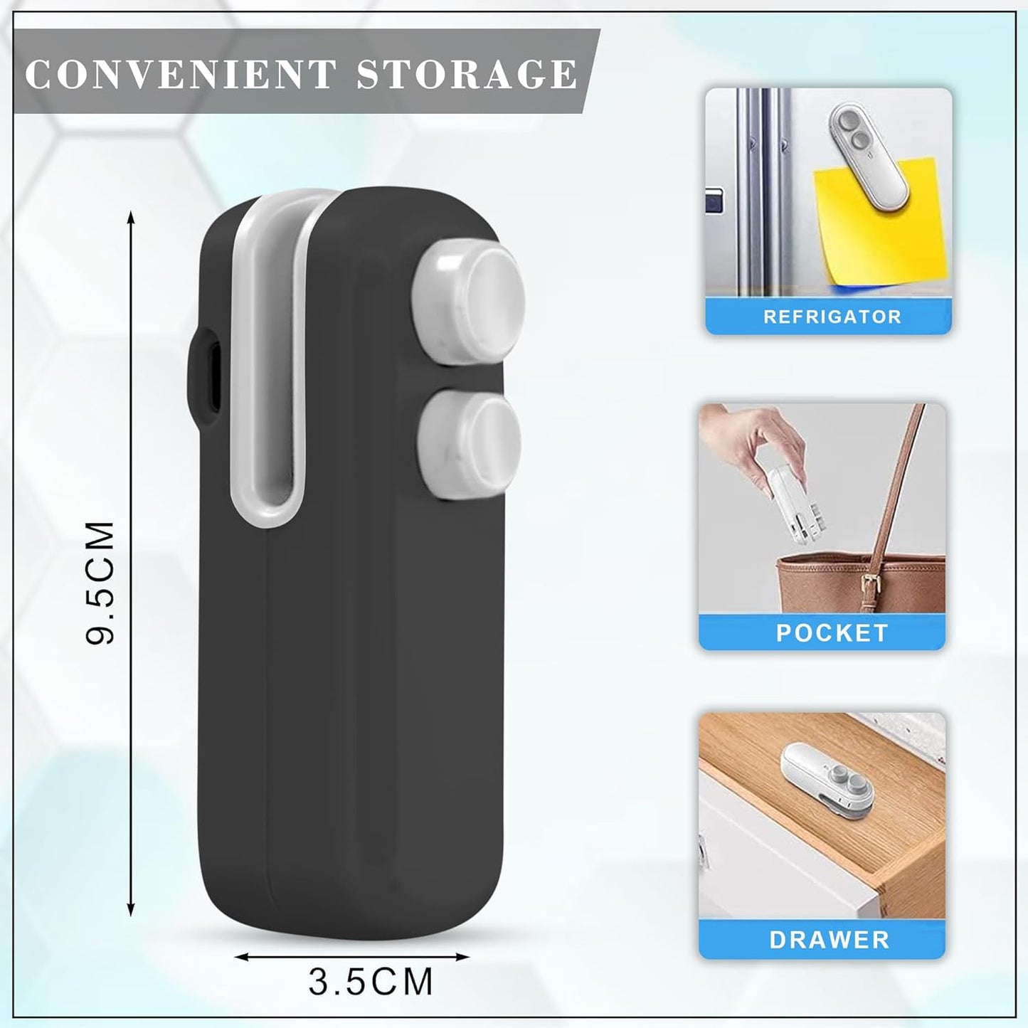 Mini Heat Sealer for Food Bags – Portable Snack Resealing Tool