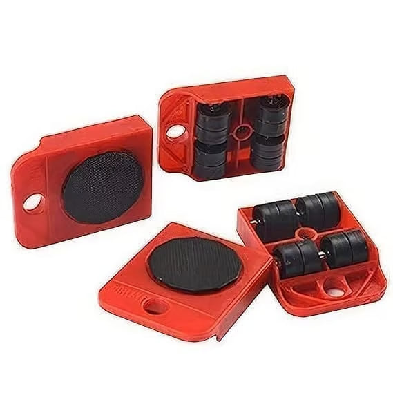 Heavy Furniture Mover Tool Set with Lifter, Rollers & Base – No Floor Damage ( Heavy Duty Sofa, Bed & Appliance Shifting Kit )