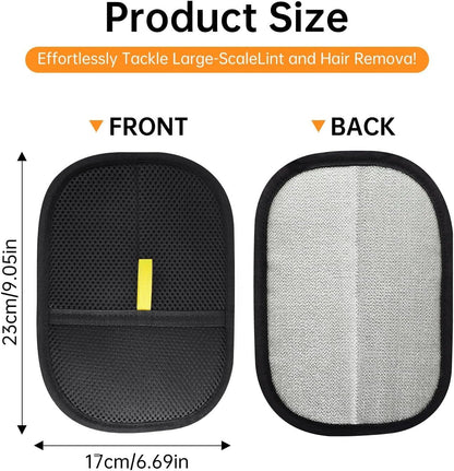 Reusable Pet Grooming Hair Remover Gloves – Double Sided Mesh Grooming Gloves