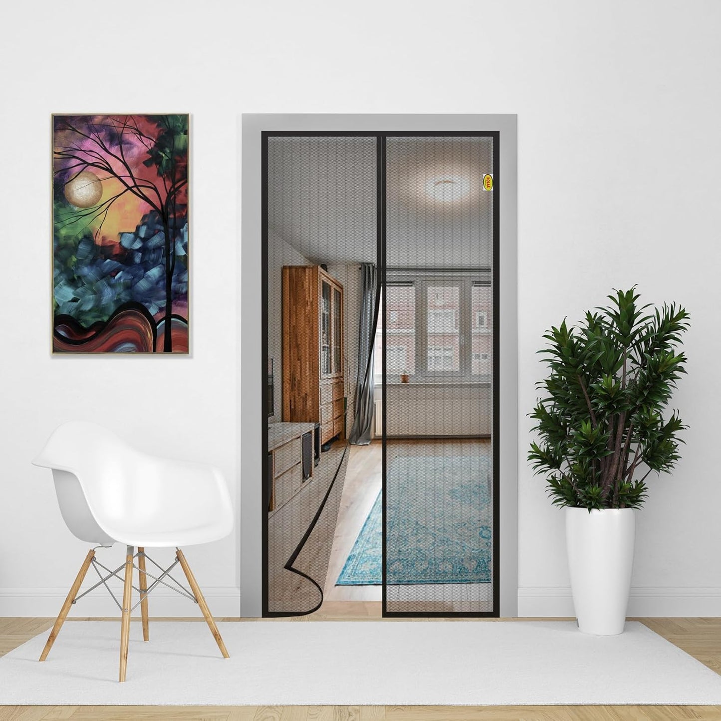 Foldable Magnetic Mosquito Net Curtain for Doors – Easy Install, Hands-Free Closure For Anti-Fly & Mosquito Screen for Home Doors