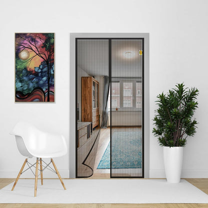 Foldable Magnetic Mosquito Net Curtain for Doors – Easy Install, Hands-Free Closure For Anti-Fly & Mosquito Screen for Home Doors