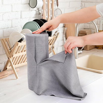 Reusable Microfiber Cleaning Towels – 20 Pcs Multipurpose Cloths for Kitchen, Car & Electronics