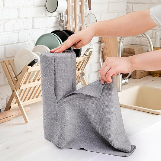 Reusable Microfiber Cleaning Towels – 20 Pcs Multipurpose Cloths for Kitchen, Car & Electronics