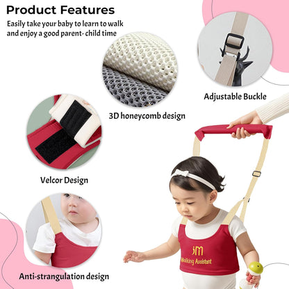 Baby Walker Assistant Belt – Adjustable Toddler Walking Safety Harness