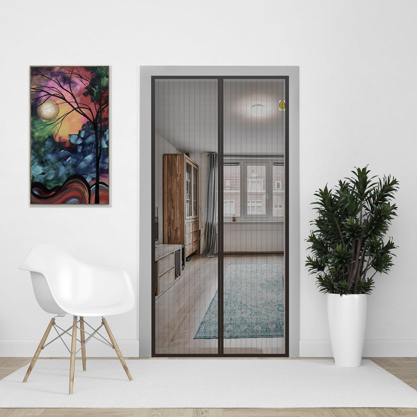 Foldable Magnetic Mosquito Net Curtain for Doors – Easy Install, Hands-Free Closure For Anti-Fly & Mosquito Screen for Home Doors